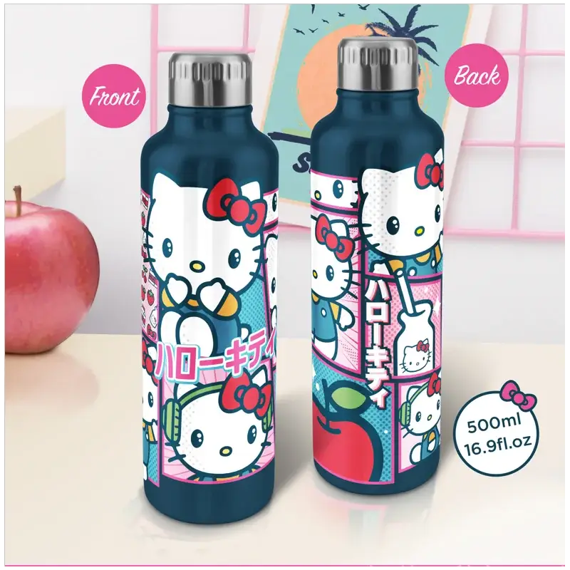 Korting HELLO KITTY - 500ml Metal Water Bottle