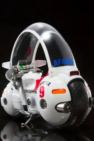 Rechtstreeks Van De Fabrikant Dragon Ball Véhicule avec figure Bulma's Motorcycle Hoipoi Capsule No.9 S.H. Figuarts 17 cm