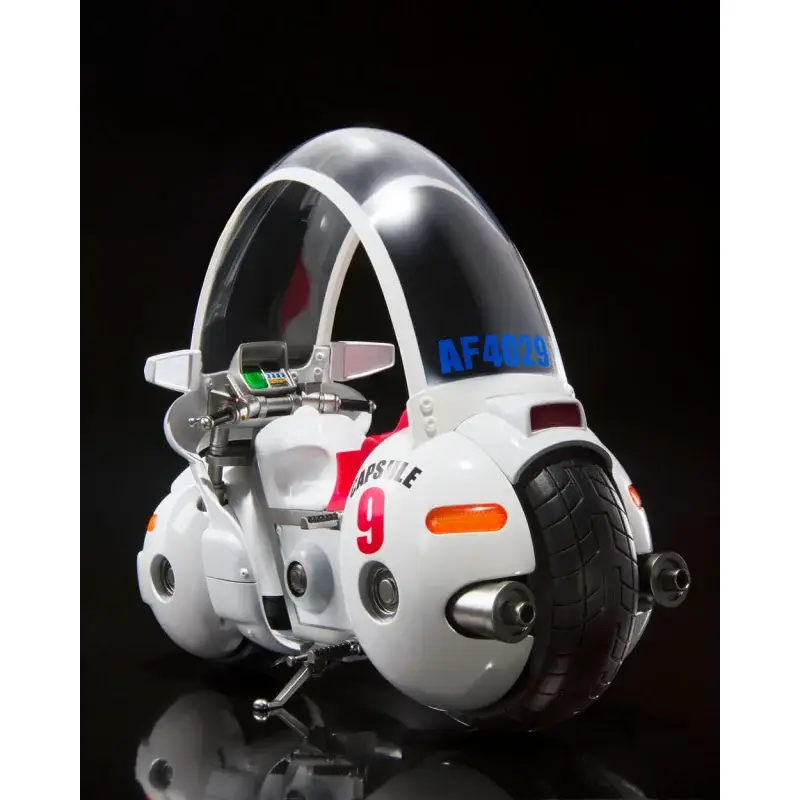 Rechtstreeks Van De Fabrikant Dragon Ball Véhicule avec figure Bulma's Motorcycle Hoipoi Capsule No.9 S.H. Figuarts 17 cm