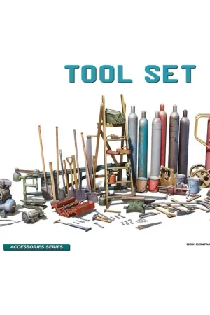TOOL SETThe kit includes models of Tool Set Direct Beschikbaar