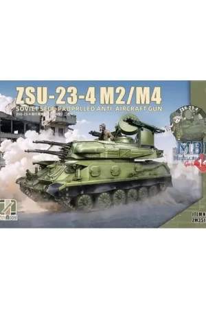 Betrouwbaar ZSU-23-4 M2/M4 Soviet self-propelled anti-aircraft Schaalmodel