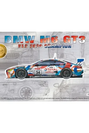 Aanbieding BMW M6 Gt3 2020 NLS winner Schaalmodel
