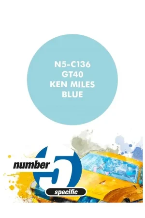 Fabrieksprijs Ford gt40 ken miles blue - 30ml Acrylverf