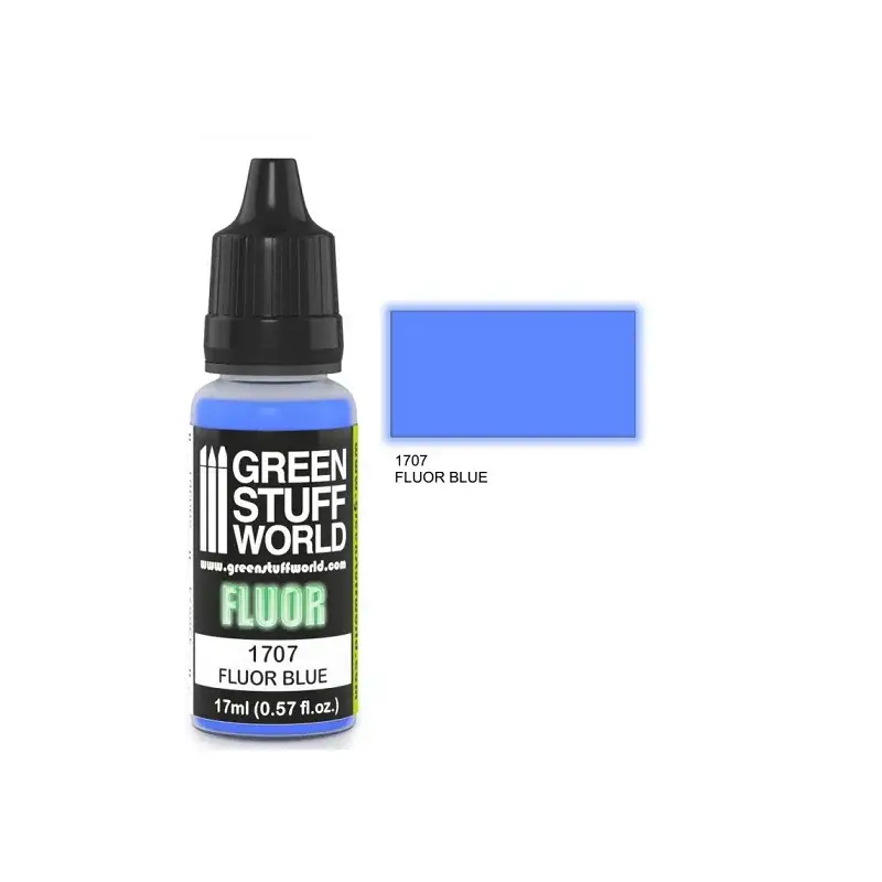 Superprijs Fluor - blue Acrylverf