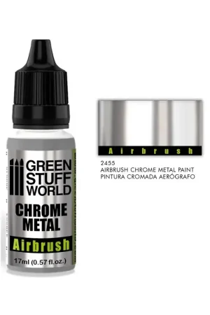 Chrome metal paint - for airbrush Acrylverf Speciale Aanbieding