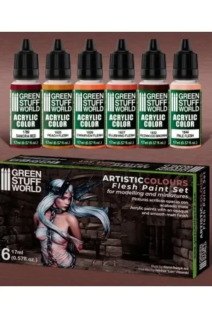 Hoge Kwaliteit Artistic colours - flesh paint set Acrylverf