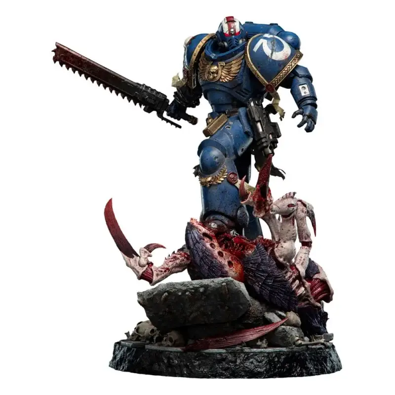 Warhammer 40,000: Space Marine 2 statuette 1/6 Lieutenant Titus Battleline Edition 63 cm Speciale Aanbieding