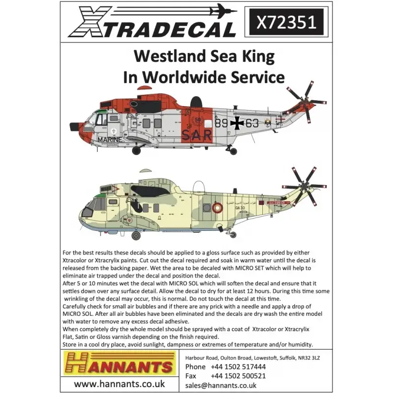 Bestel Nu Westland Sea King In Worldwide Service (9) Decal