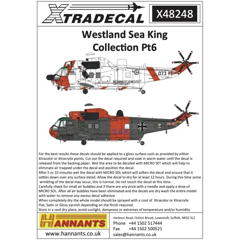 Exclusieve Aanbieding Westland Sea King Collection Pt6 (5) Decal