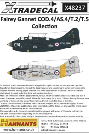 Voordeelprijs Fairey Gannet COD.4/AS.4/T.2/T.5 Collection (9) Decal
