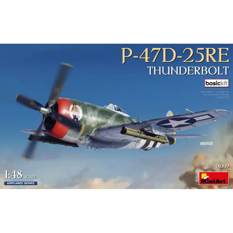 Republic p-47-25re thunderbolt basic kit Schaalmodel Laatste Versie