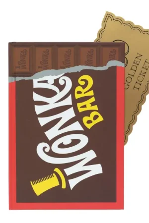 Actieprijs Premium a5 notitieboek willy wonka - wonka bar