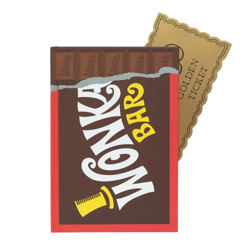 Actieprijs Premium a5 notitieboek willy wonka - wonka bar