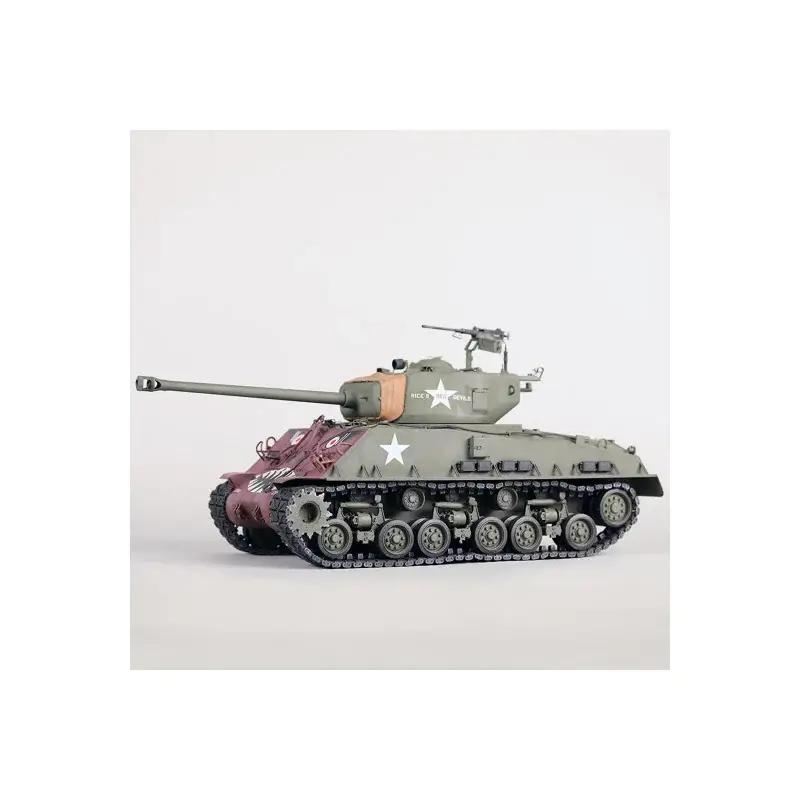 Plastic model of tank M4A3E8 Medium Tank latest version 1:16 Schaalmodel Finale Uitverkoop