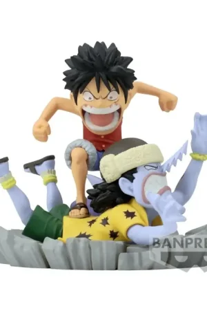 ONE PIECE - Luffy VS Arlong WCF-Log Stories 7cm Figuurtje Betrouwbaar