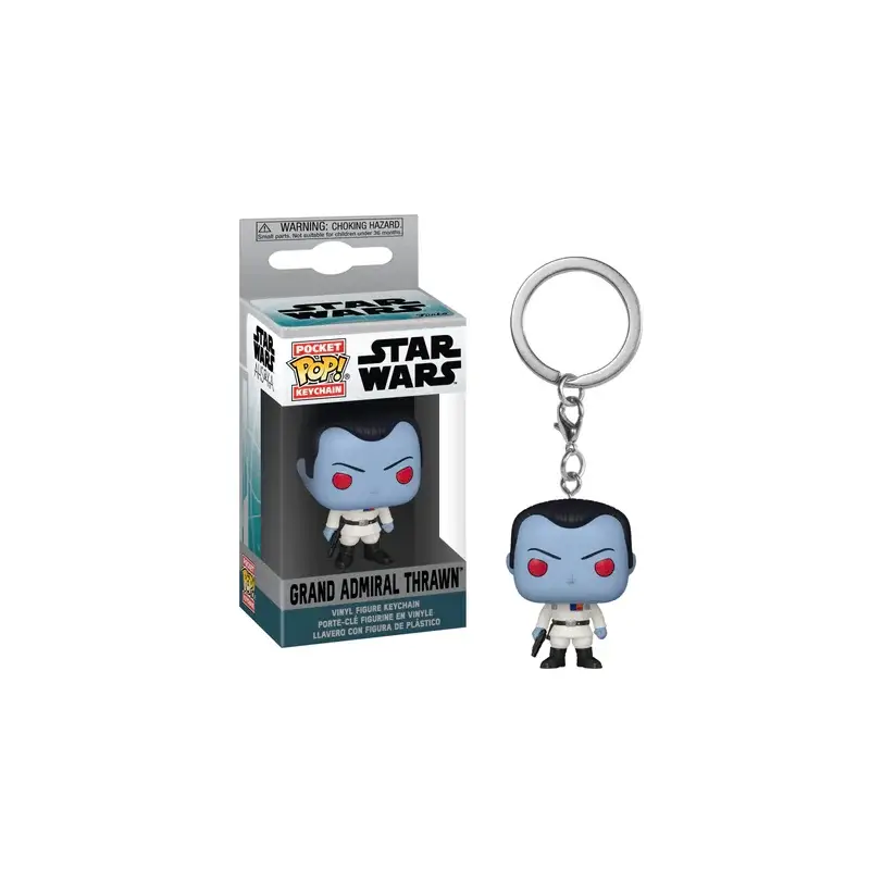 STAR WARS AHSOKA - Pocket Pop Keychains - Grand Admiral Thrawn Sleutelhanger Uitverkoop