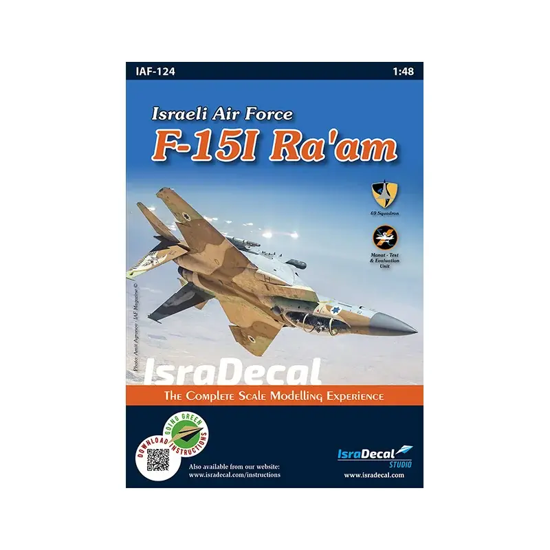 Sticker IAF McDonnell F-15I Eagle 'Ra'am' Decal Bestel Nu