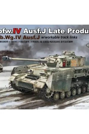 Panzer iv ausf j late 2in1 workable trac Schaalmodel Direct Beschikbaar