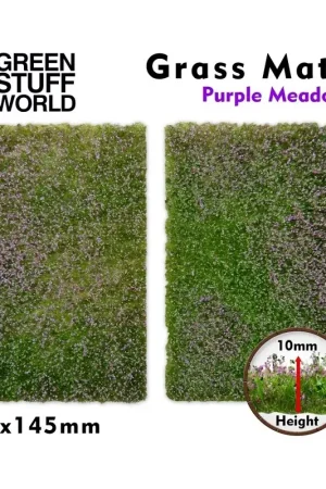 Grass mats - purple meadow Favoriet
