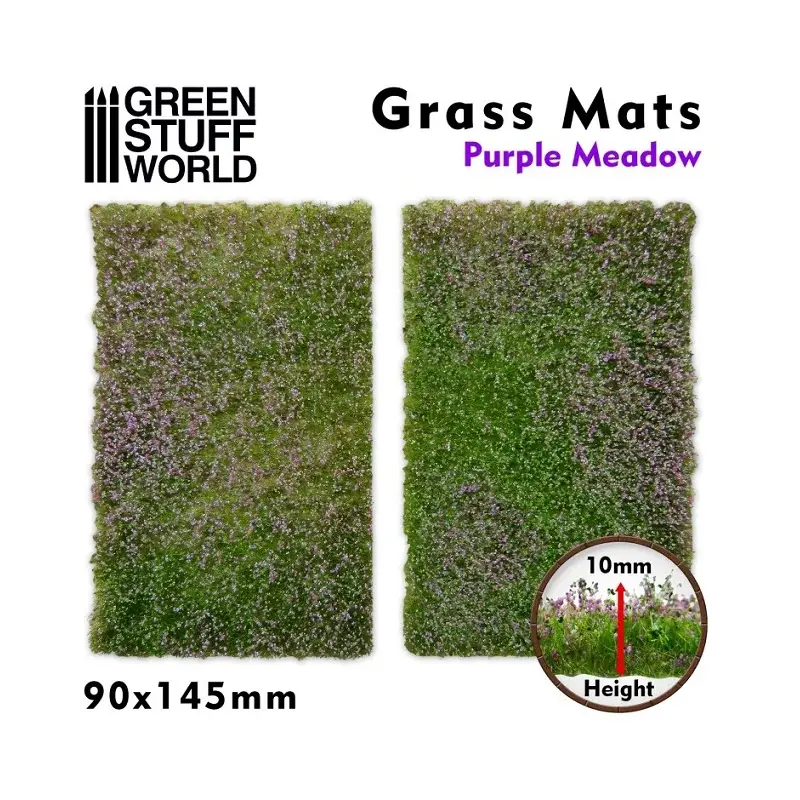 Grass mats - purple meadow Favoriet
