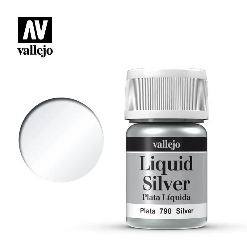 Merkproduct Model kleur 70790 vloeibare zilver alcohol Verf