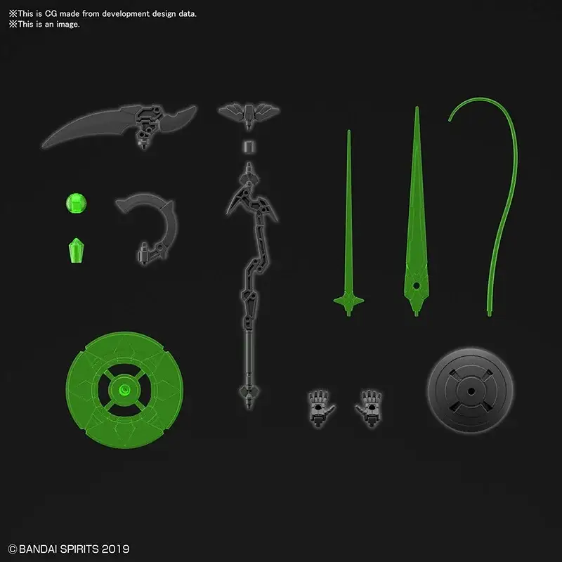 Laatste Versie 30mm customized weapons witchcraft weapon Action figure
