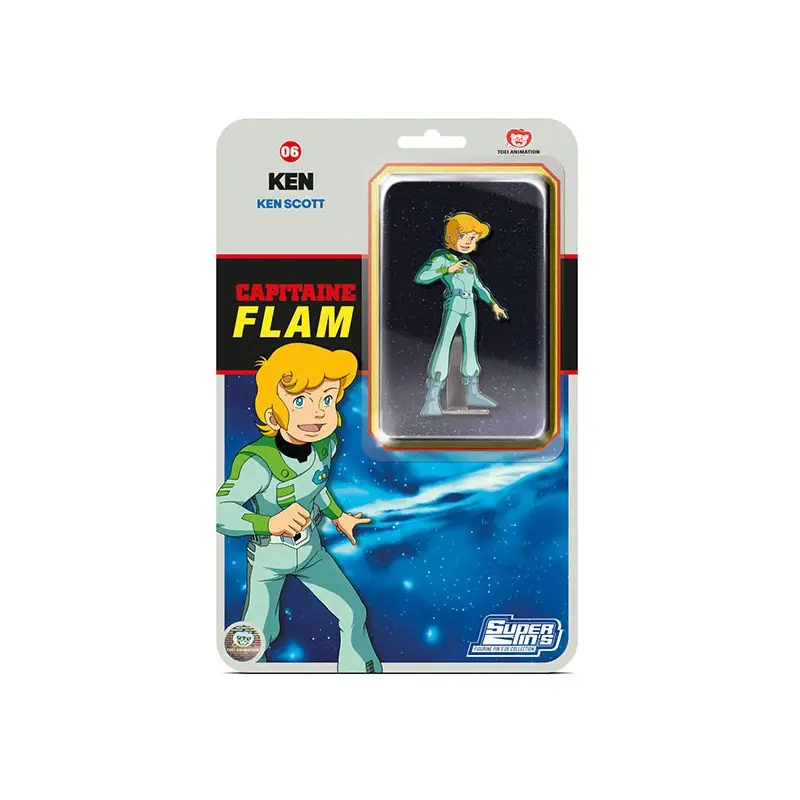 Hoge Kwaliteit Captain Flam Pin's Blisterkaart Ken 10.5cm Pinnen