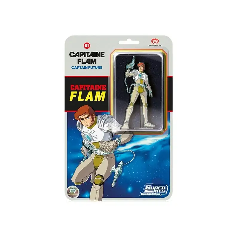 Blisterkaart van Captain Flam Pin Curtis Newton 10,5 cm Pinnen Bestel Nu
