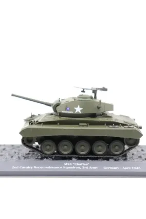 Direct Verzonden Chaffee m24 lichte tank 2e verkenning squadron duitsland 1945 Miniatuur