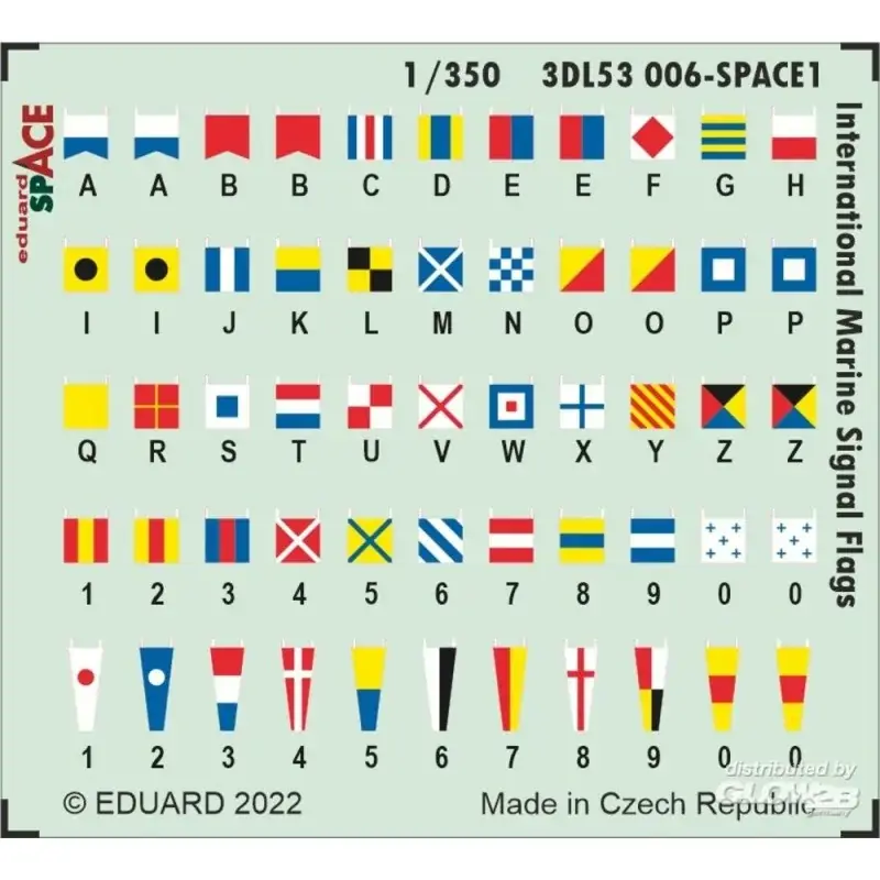 Internationale Marine Signaal Vlaggen RUIMTE voor Decal Favoriet
