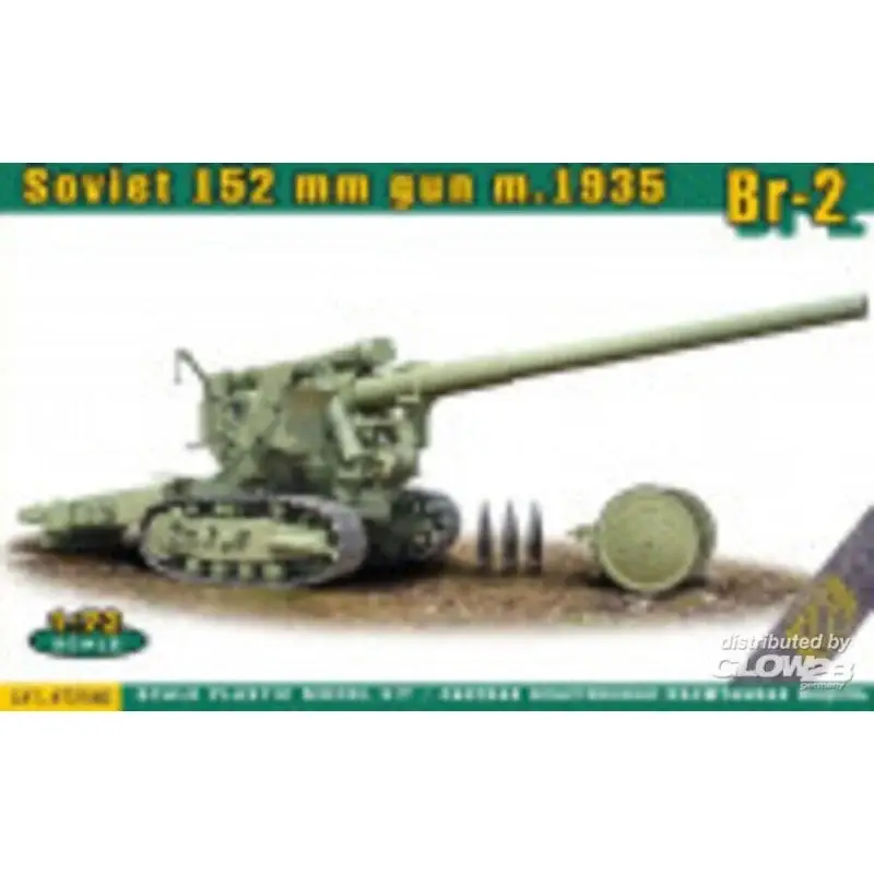 BR-2 Sovjet 152 mm zwaar kanon m.1935 Schaalmodel Must-Have