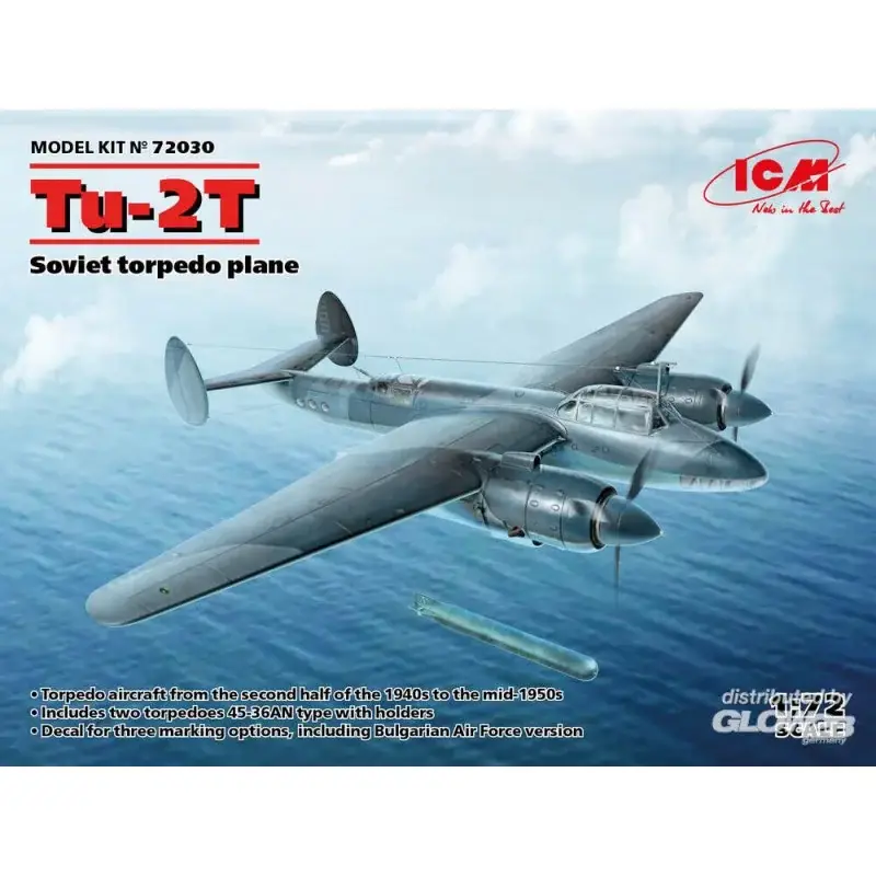 Meest Verkocht Tu-2T, Sovjet torpedovliegtuig Schaalmodel