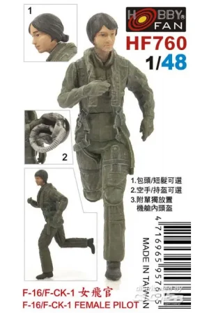Beste Prijs F-16/F-CK-1 VROUWELIJKE PILOT-1 Figuur: Figuren