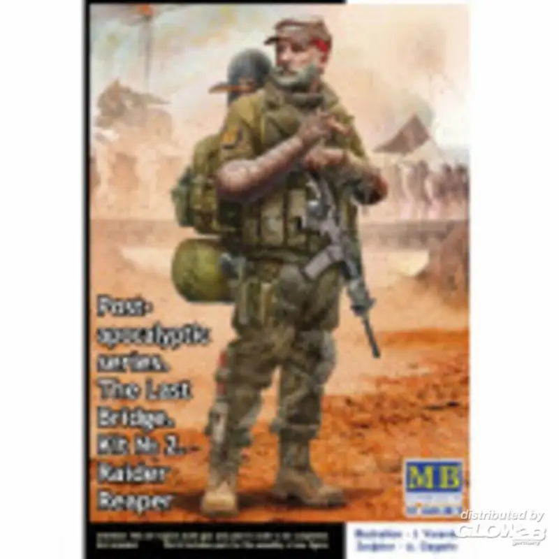 Premium Raider Reaper Pst-apocalyptische serie. De laatste brug. Kit nr. 2 Schaalmodel