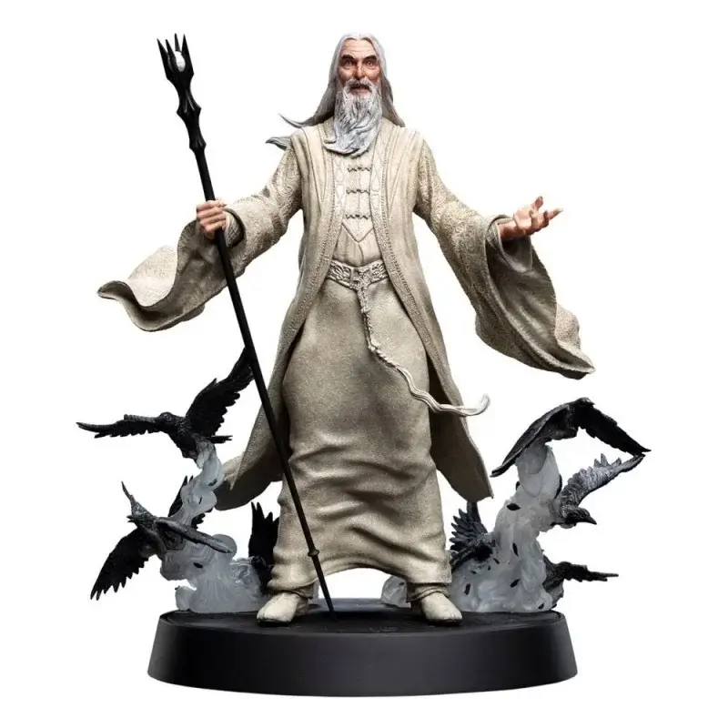 Nieuw The Lord of the Rings-figuren van Fandom Saruman het witte PVC-beeld 26 cm Figuurtje