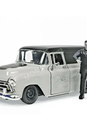 Beperkt Aanbod 1957 chevrolet suburban "frankenstein" met frankenstein beeldje Miniatuur