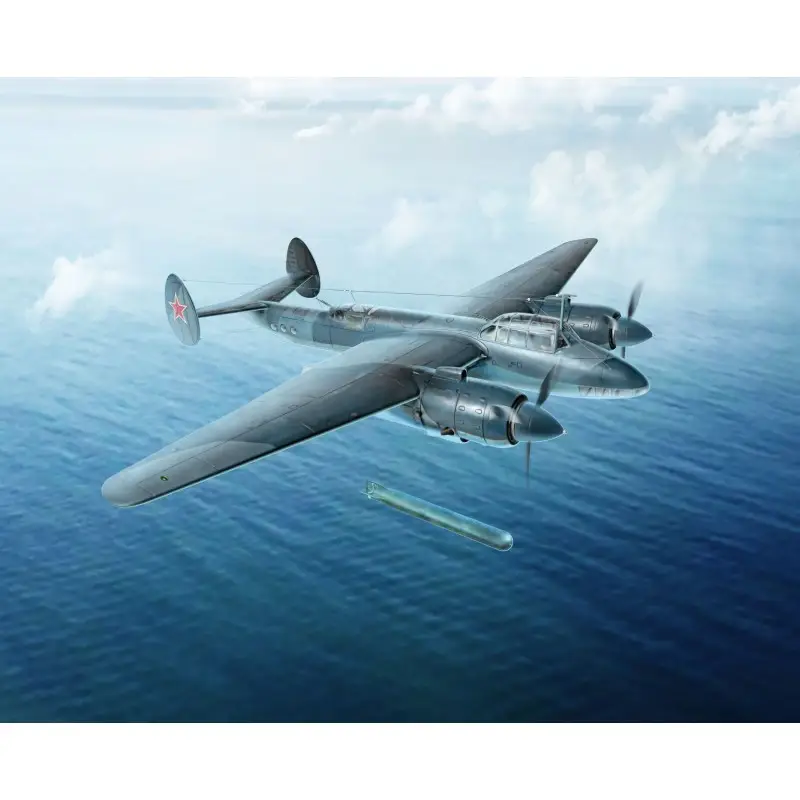 Direct Beschikbaar Tupolev Tu-2T Sovjet torpedovliegtuig NIEUW - II kwart Schaalmodel