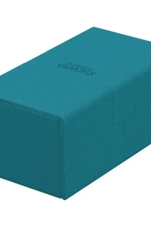 Beperkt Aanbod Ultimate Guard Twin Flip`n`Tray 200+ XenoSkin Monocolor Petrol Blue