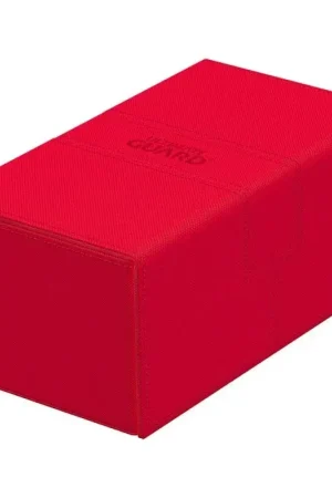 Ultimate Guard Twin Flip`n`Tray 200+ XenoSkin Monocolor Rood Speciale Aanbieding