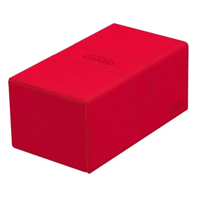 Ultimate Guard Twin Flip`n`Tray 200+ XenoSkin Monocolor Rood Speciale Aanbieding