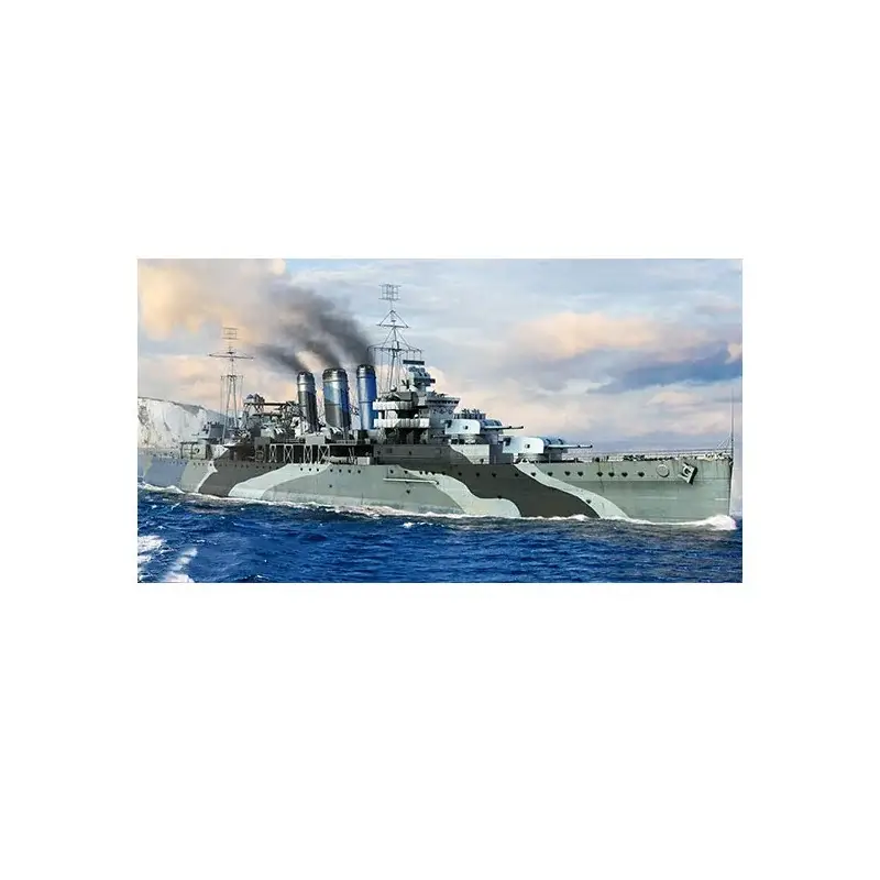 Hoge Kwaliteit HMS Kent Schaalmodel