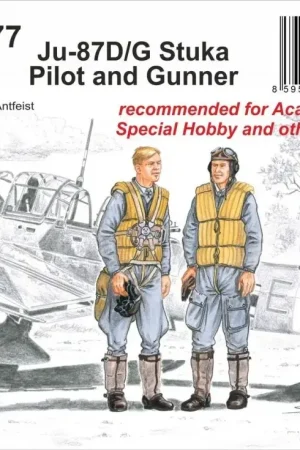 Beperkt Aanbod Junkers Ju-87D/G Stuka Piloot en Gunner Accessoire