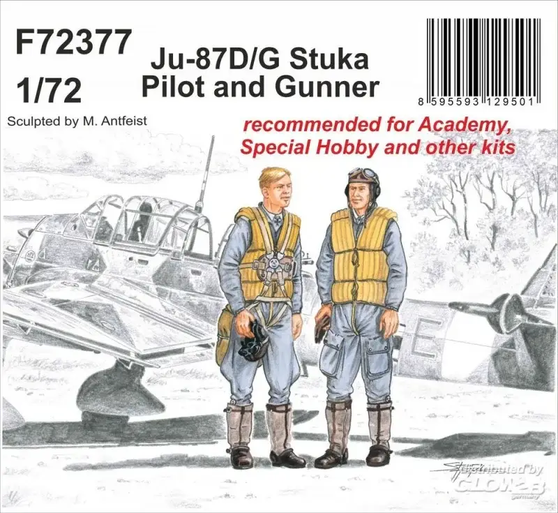 Beperkt Aanbod Junkers Ju-87D/G Stuka Piloot en Gunner Accessoire
