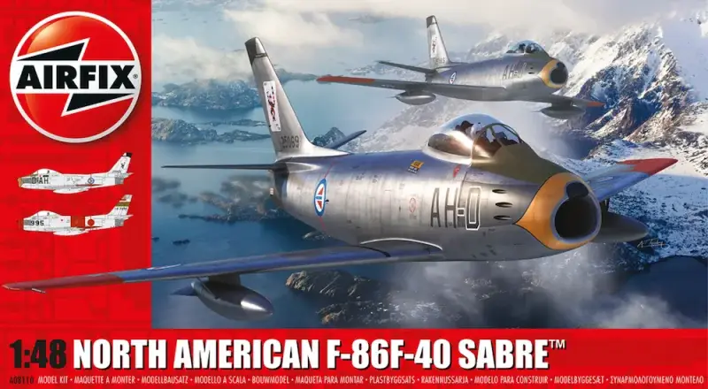 Seizoensaanbieding Noord-Amerikaanse F-86F-40 Sabre Verwacht in mei 2022 Schaalmodel
