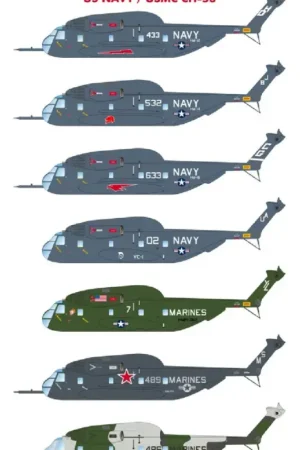 Sikorsky CH-53 Meerdere markeeropties Decal Rechtstreeks Van De Fabrikant