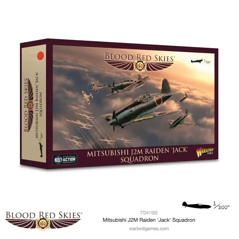 Goedkoop Blood Red Skies Mitsubishi J2M Raiden 'Jack' squadron Figuur spellet