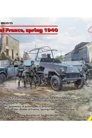 Direct Beschikbaar Slag om Frankrijk, lente 1940. Duitse gevechtsvoertuigen Schaalmodel