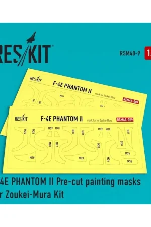McDonnell F-4E Phantom II Voorgesneden schildermaskers (ontworpen voor gebruik met Zoukei-Mura-kits) Aanbieding