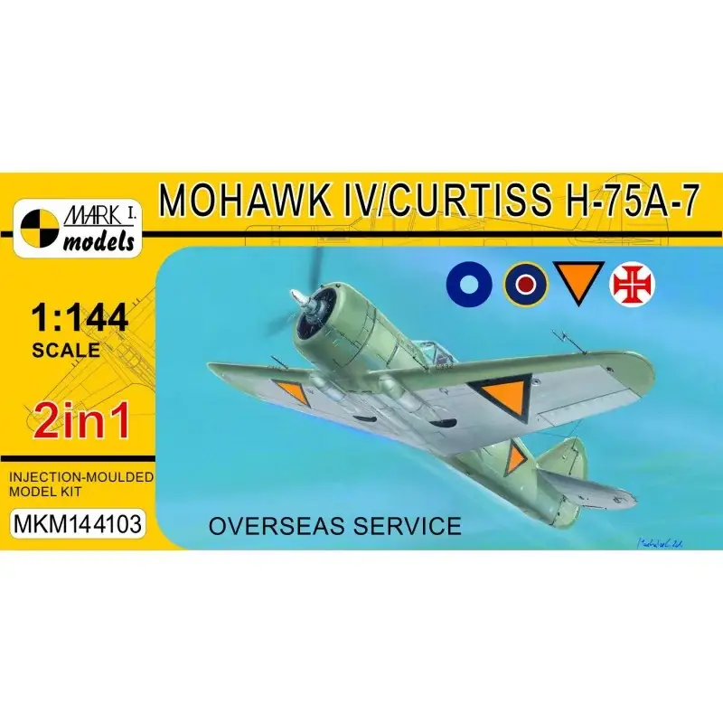 Mohawk IV/Curtiss H-75A-7 'Overzeese Dienst' (2in1) incl. nieuwe rompdelen Schaalmodel Bestseller