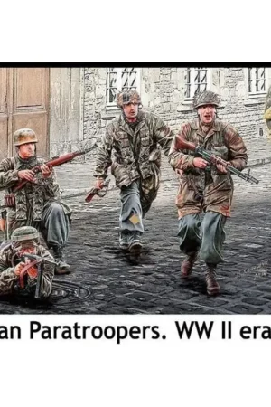 Duitse parachutisten WO II Figuren Merkproduct